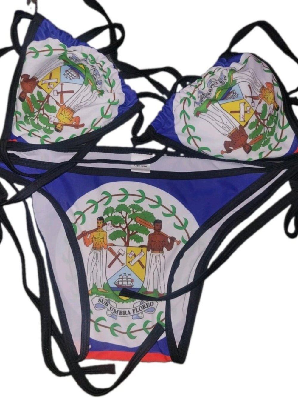 Flag of Belize Sexy Boxing Bikini